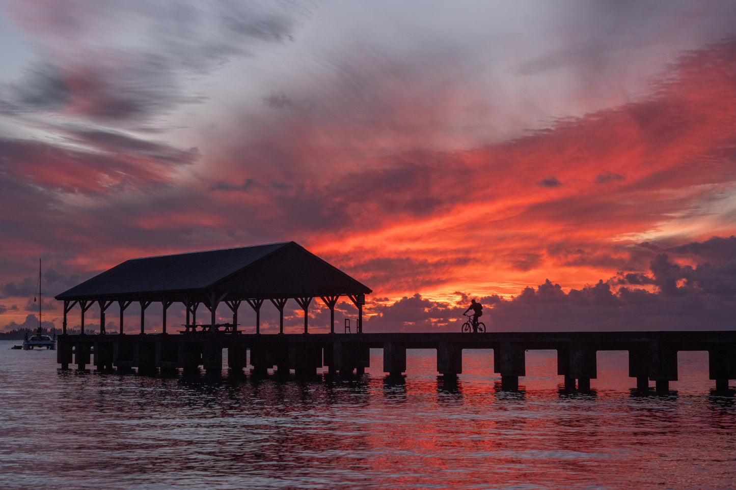 Hanalei Pier Sunset Ride
