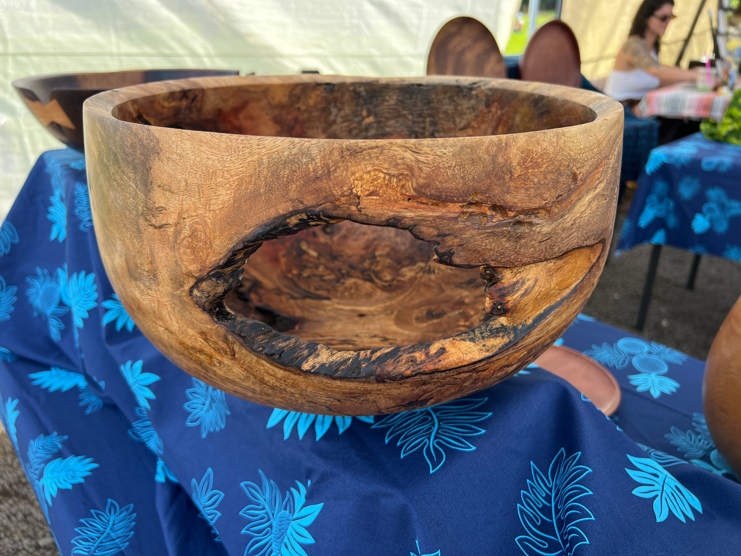 Spalted Mango Calabash