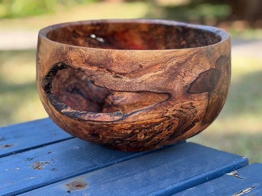 Spalted Mango Calabash